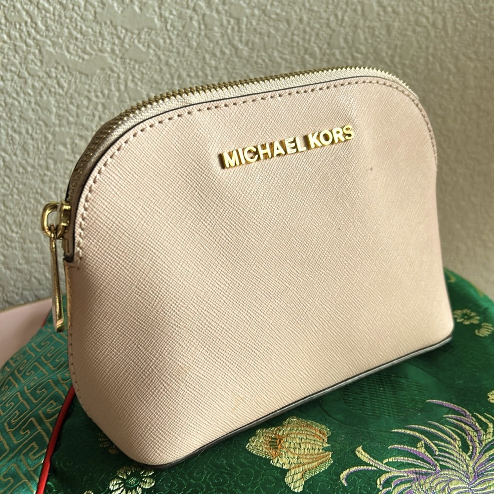 Michael Kors pink Cosmetic Bag